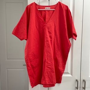 Rachel Carven linen dress in red